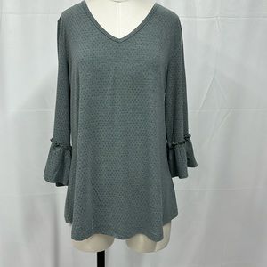 Casual/Dress-Up Bell Sleeve Top
